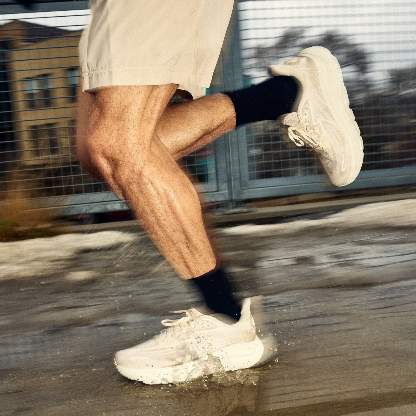 Men's Run Micro Crew Cushioned Ultra-Lightweight Running Socks