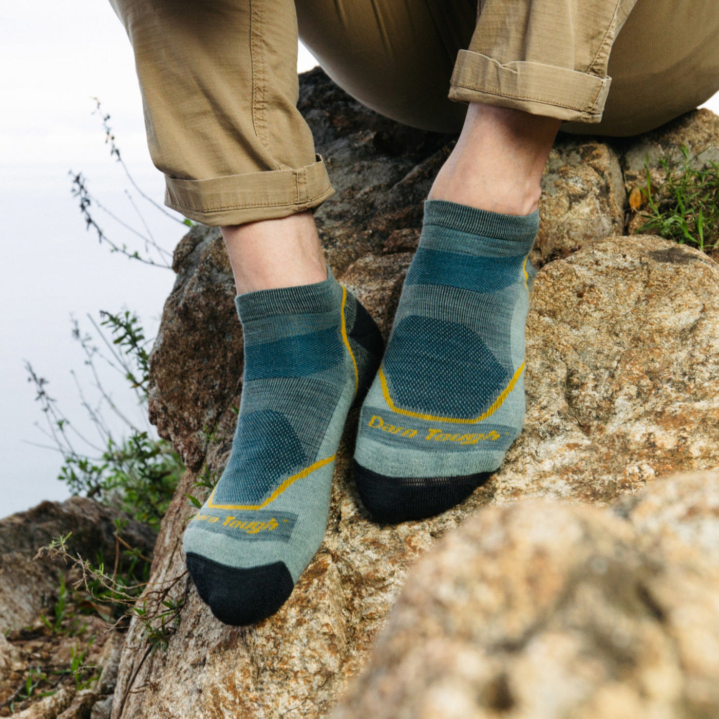 Men's Light Hiker No Show Lightweight Hiking Socks