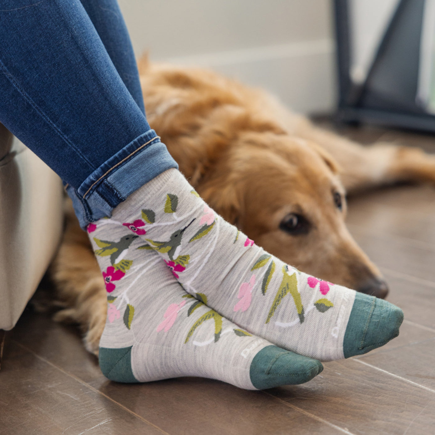 Women's Birds of a Feather Crew Lightweight Lifestyle Socks
