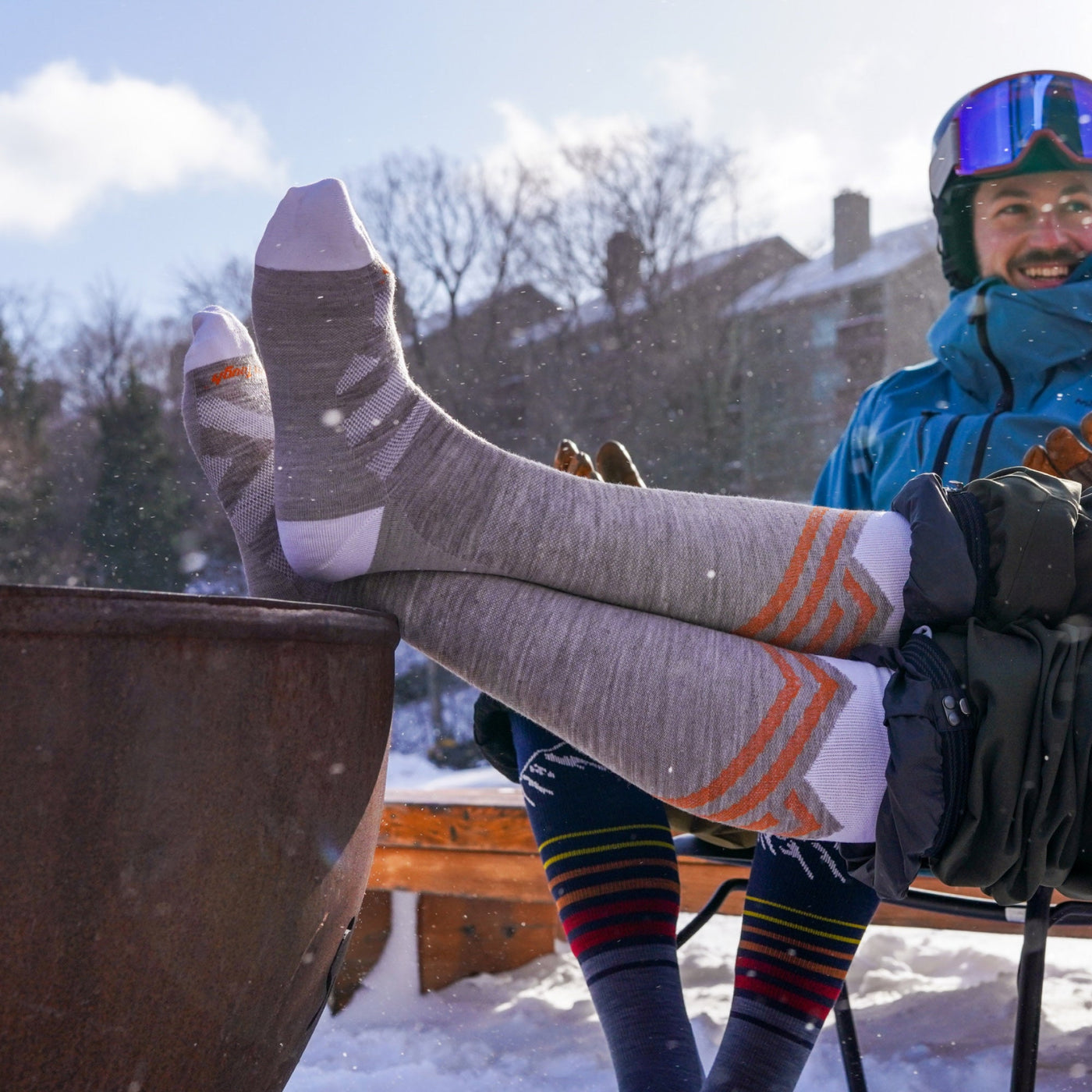 Women's Peaks Over-The-Calf  Ultra-Lightweight Ski & Snowboard Sock-Last Chance