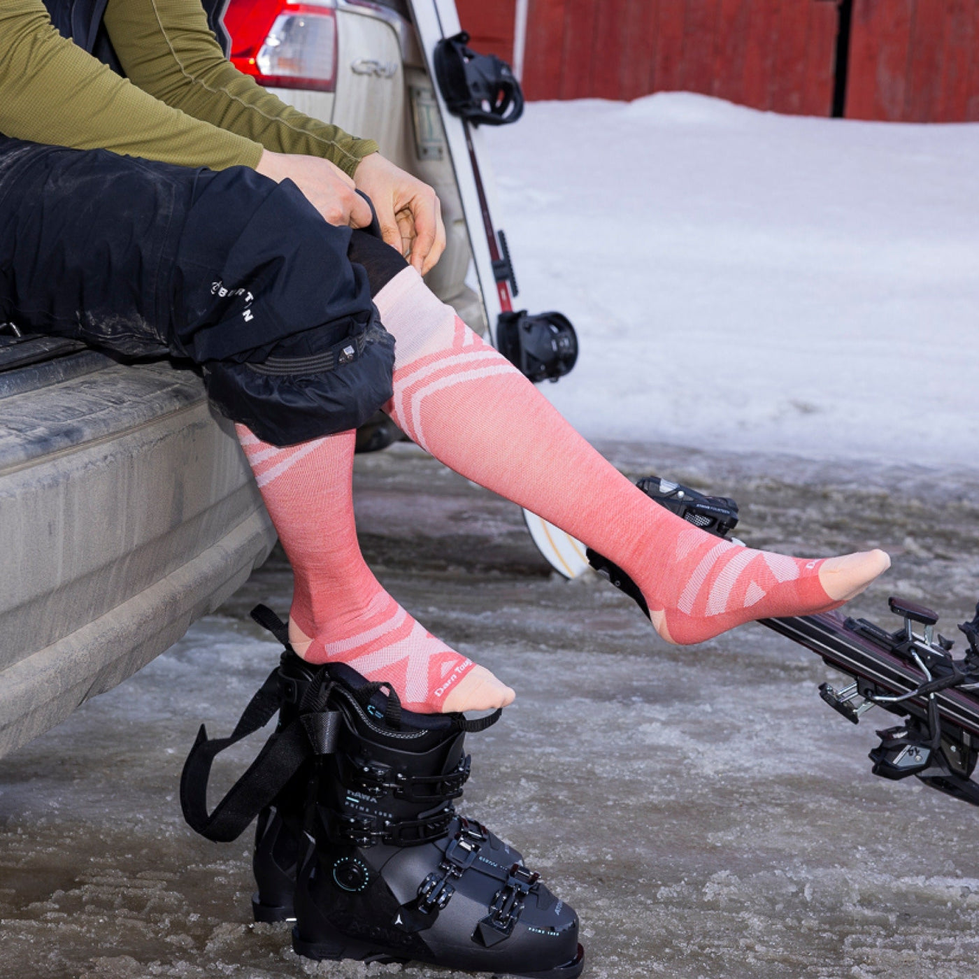 Women's Peaks RFL Over-the-Calf Ultra-Lightweight Ski & Snowboard Socks