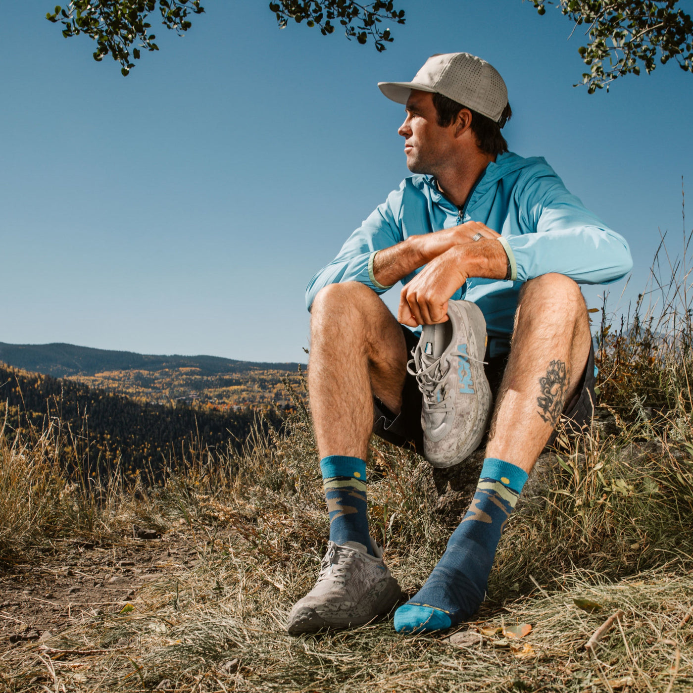 Men's Ridge Runner Micro Crew Ultra-Lightweight Running Socks