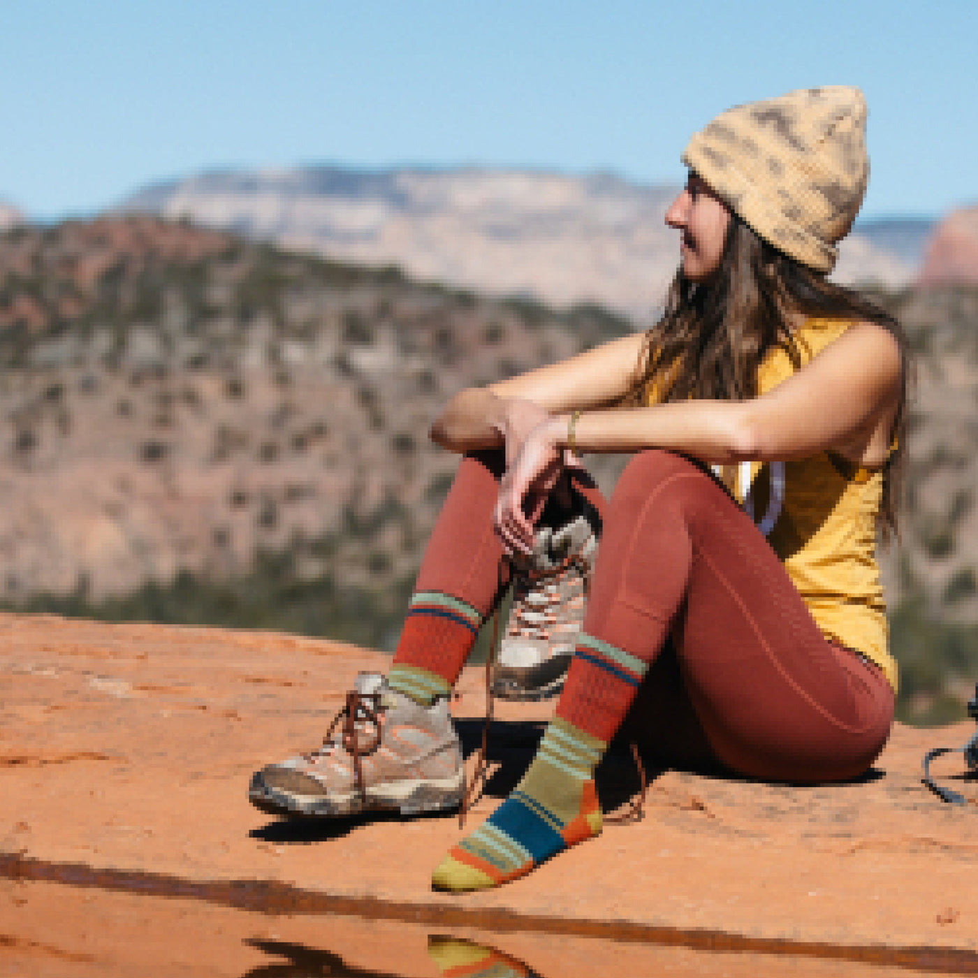 Women's Her Spur Boot Lightweight Hiking Socks- Last Chance