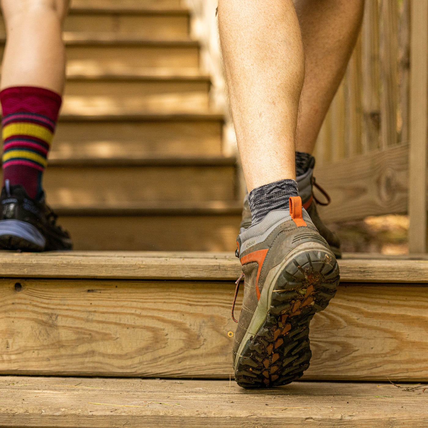 Men's Light Hiker Quarter Lightweight Hiking Socks