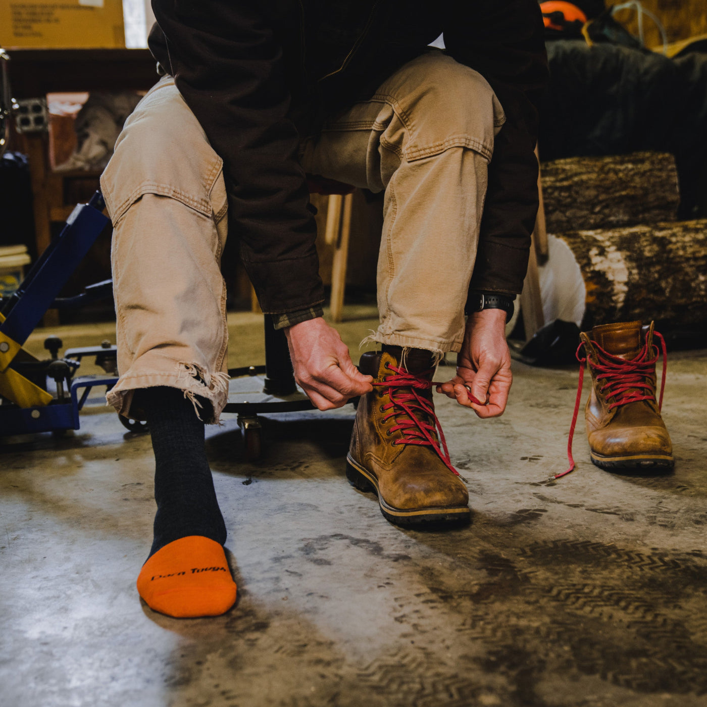 Men's Steely Micro Crew Midweight Work Socks