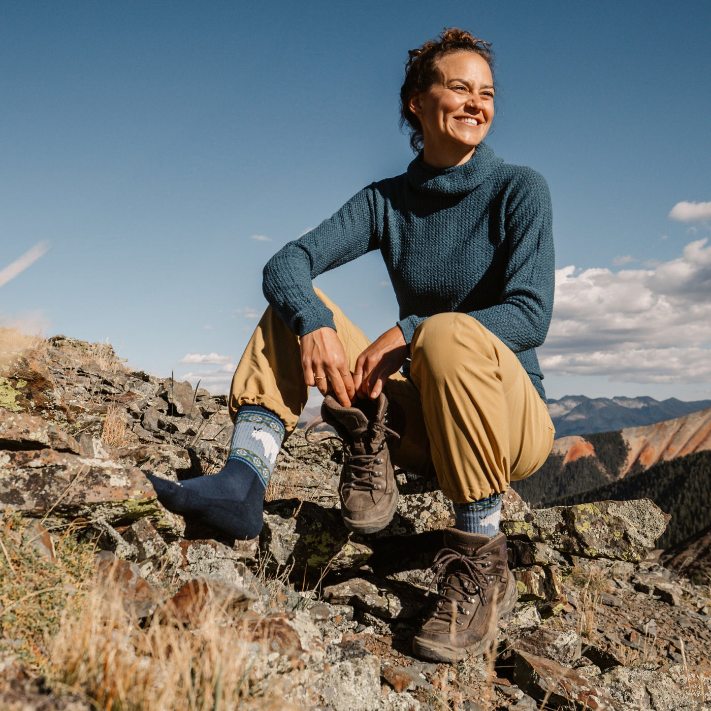 Women's Vanna Grizzle Boot Midweight Hiking Socks