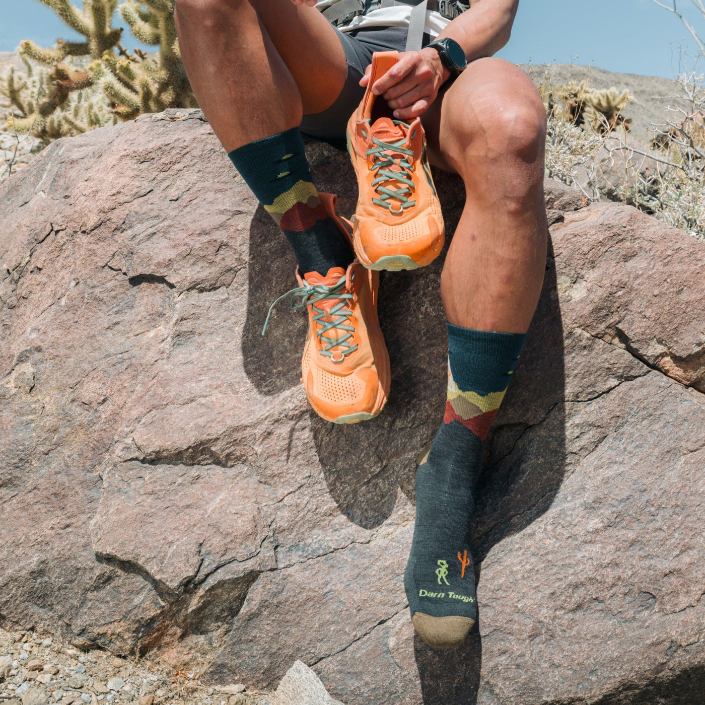 Men's Spaced Out Micro Crew Lightweight Hiking Socks