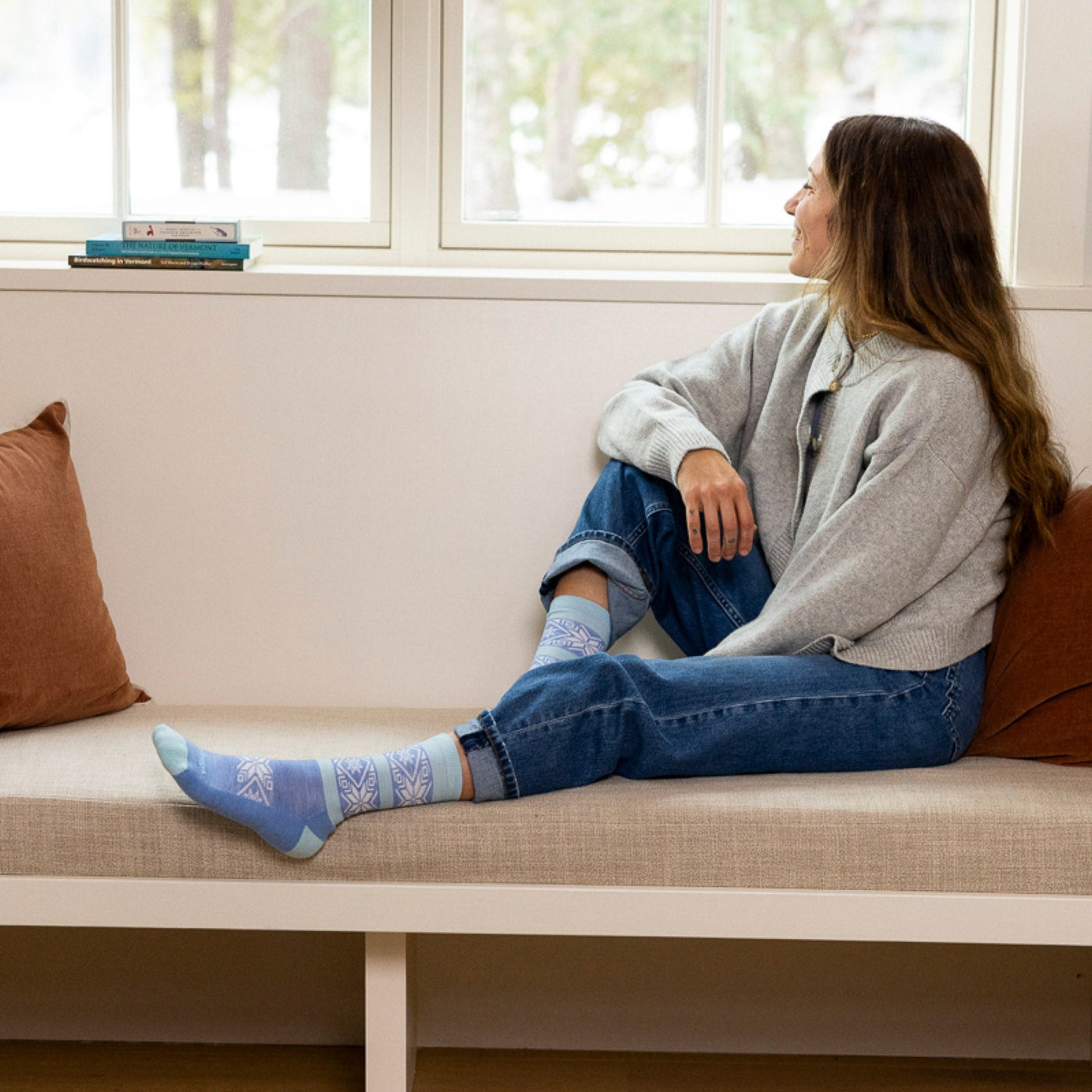 Women's Elsa Crew Lightweight Lifestyle Socks