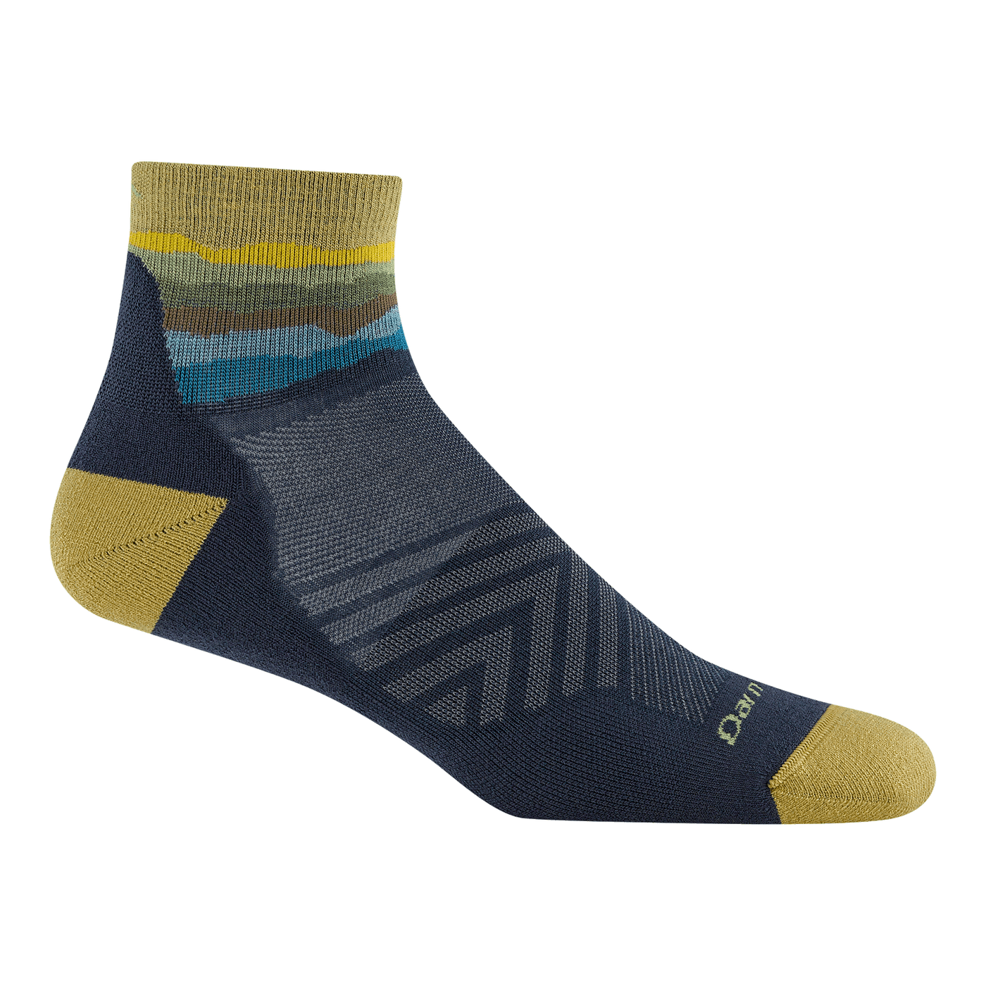 Men's Run Quarter Cushioned Ultra-Lightweight Running Socks
