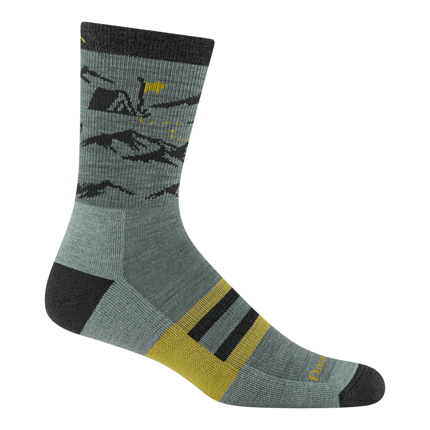 Men's Hike Hike Hut Micro Crew Midweight Hiking Socks-Last Chance