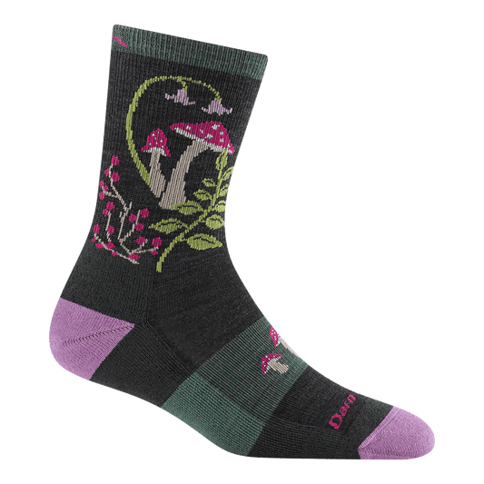 Women's Mellow Mushrooms Micro Crew Lightweight Hiking Socks