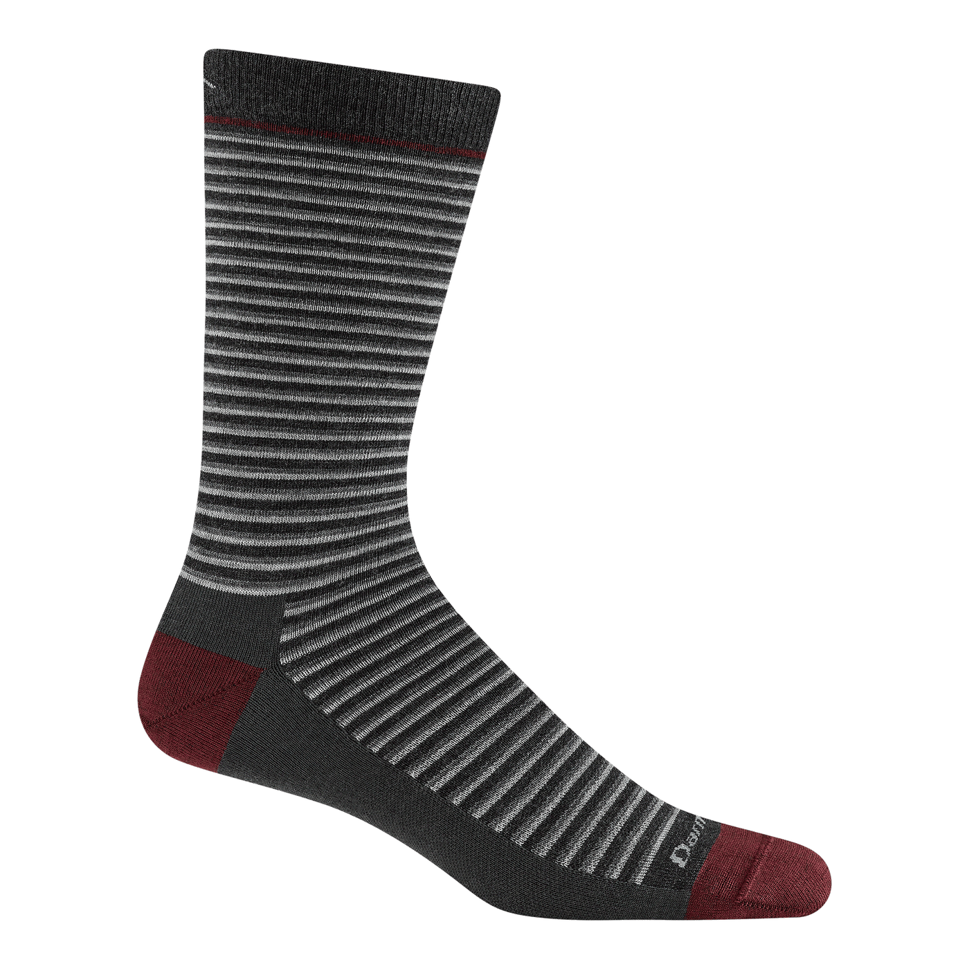 Men's Microstripe Crew Lightweight Lifestyle Socks
