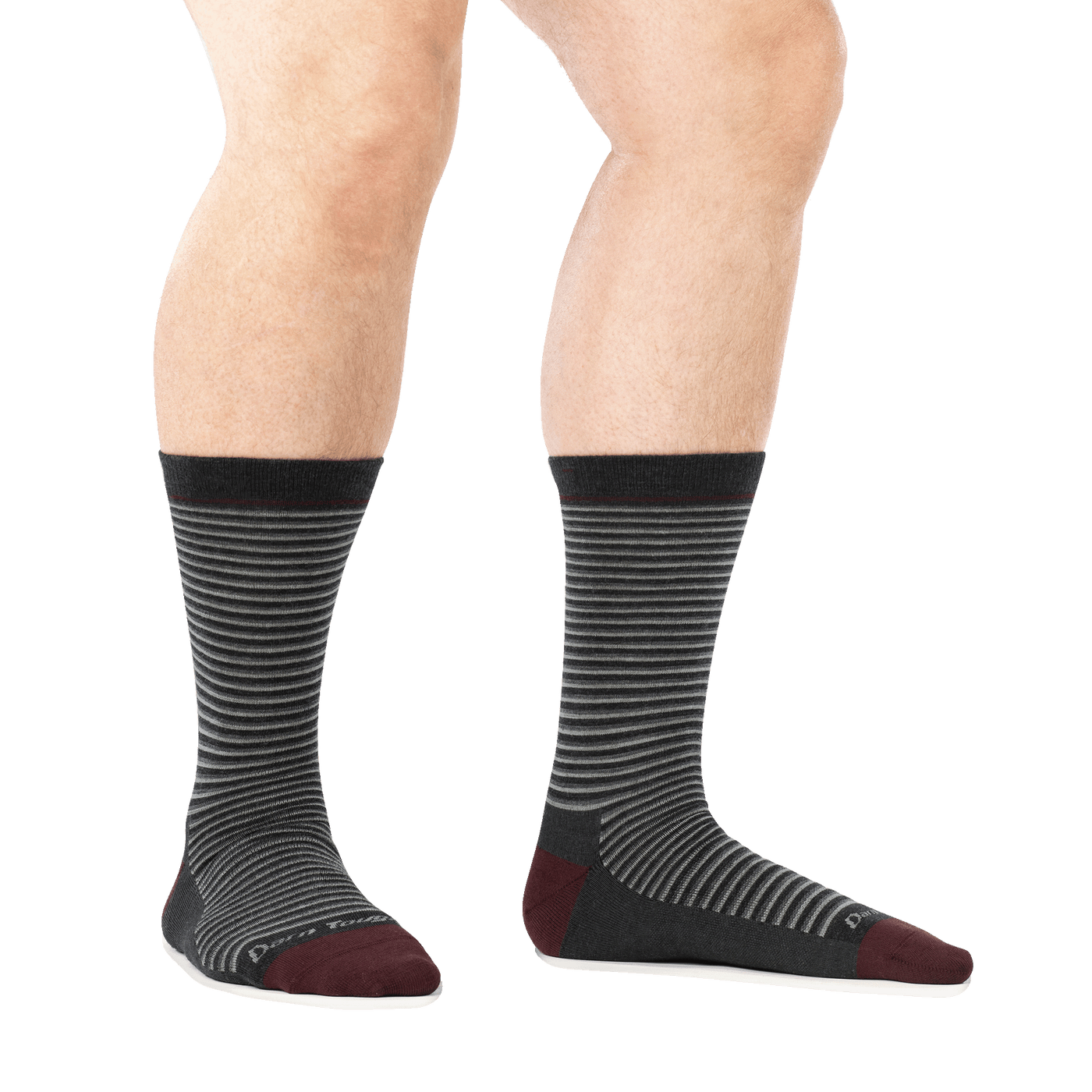 Men's Microstripe Crew Lightweight Lifestyle Socks