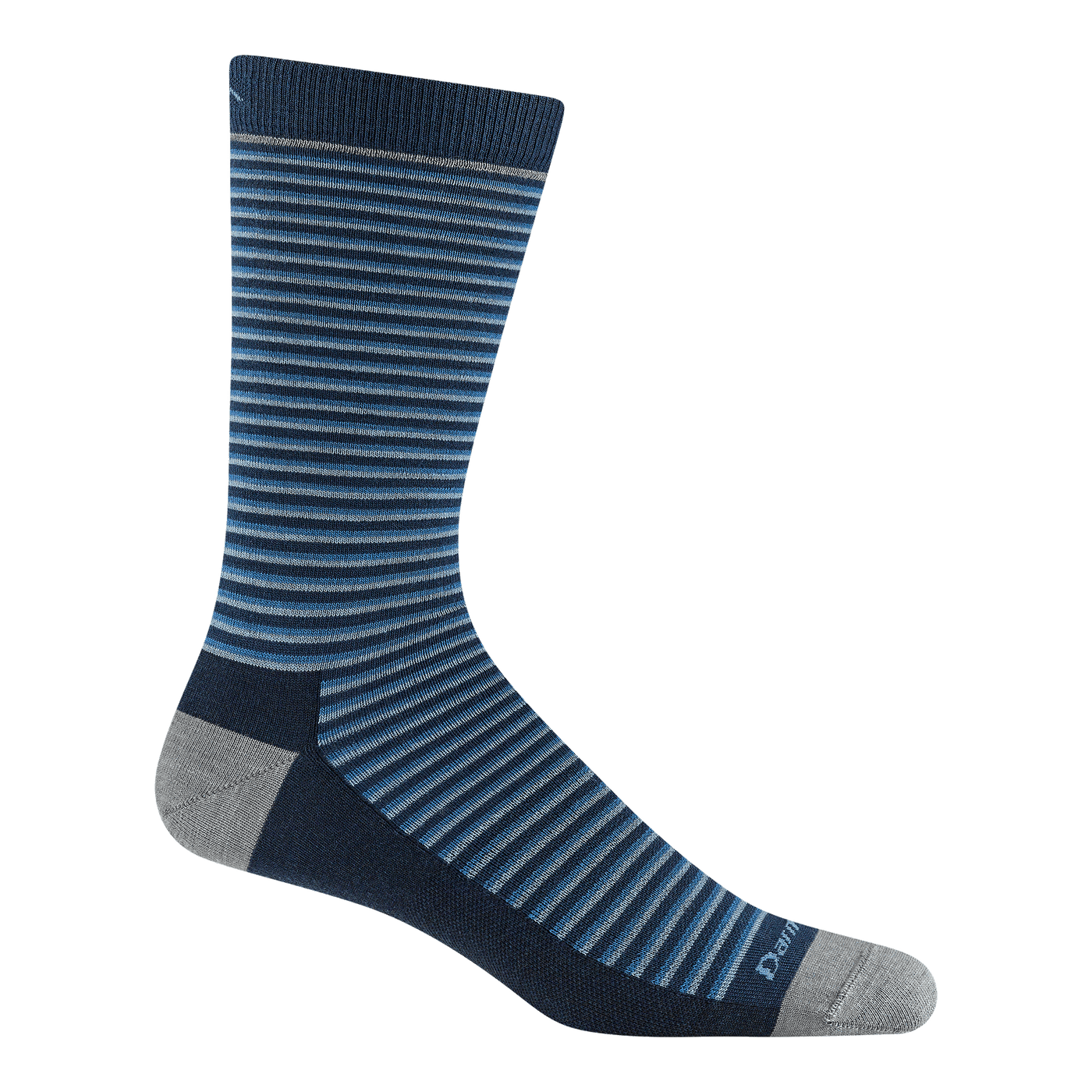 Men's Microstripe Crew Lightweight Lifestyle Socks