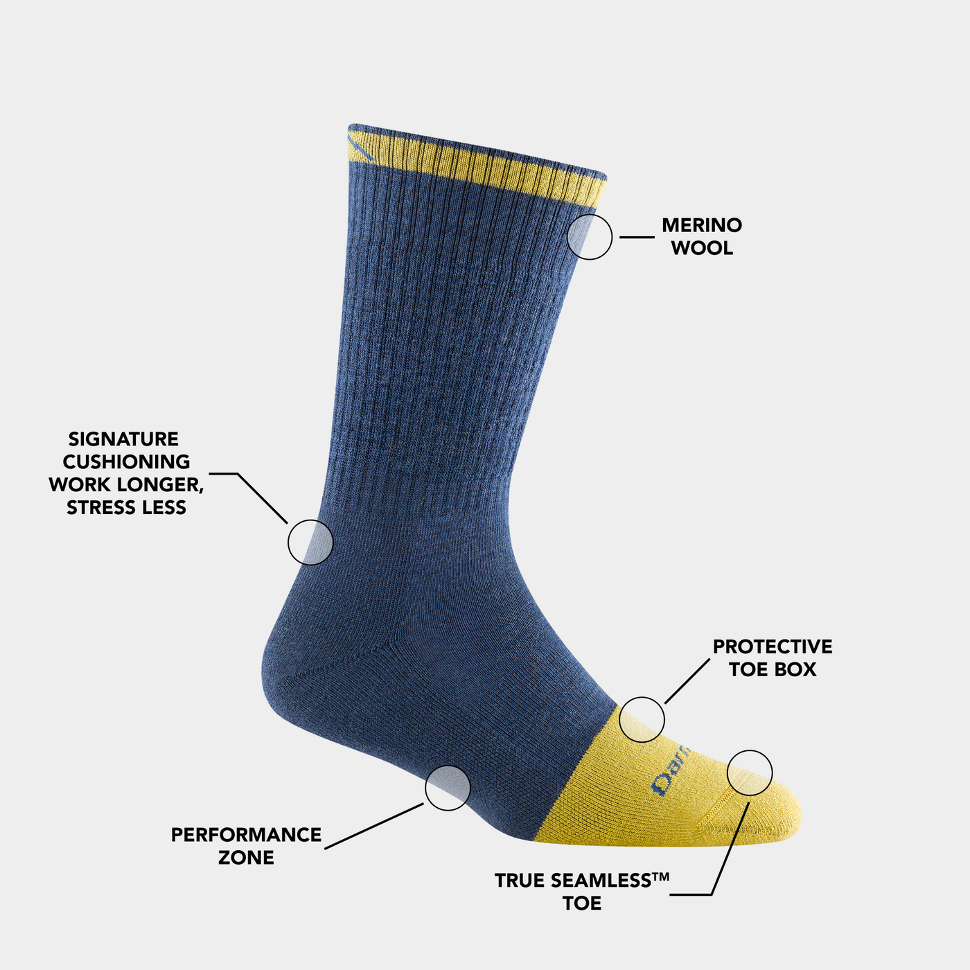 Women's Steely Boot Work Sock 3-Pack