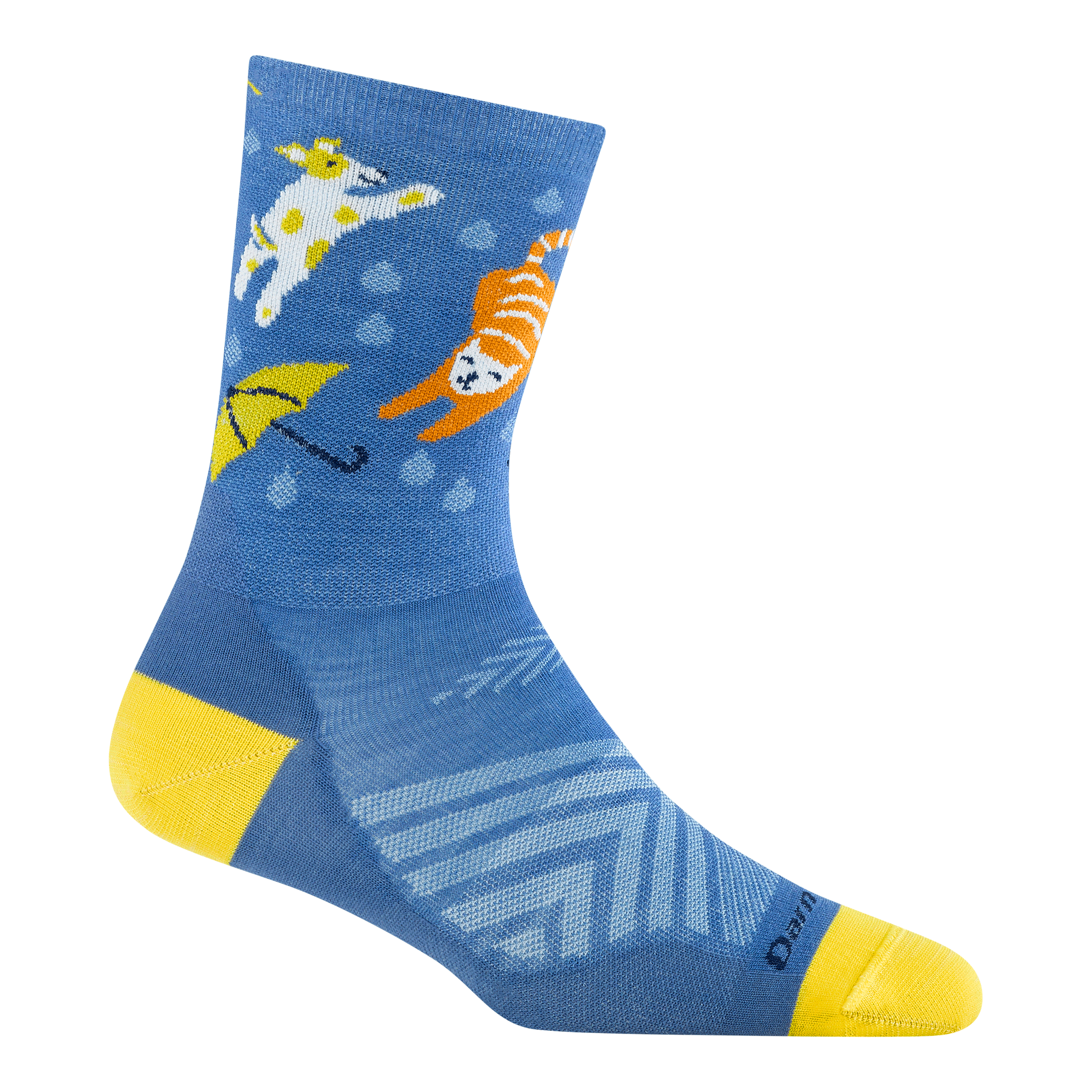 Women's Ruff Weather Micro Crew Ultra-Lightweight Running Socks in Storm
